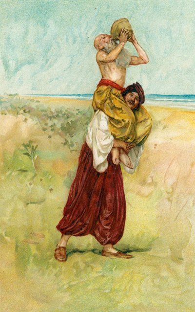 アラビアンナイト：シンドバッドセーラー 作： Walter Stanley Paget